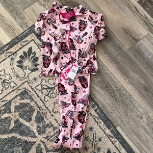 Barbie Pink Graphic Pajama Set